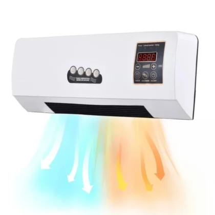 Ventilador Recargable de Pared Con Calefaccion 2 En 1 2000w