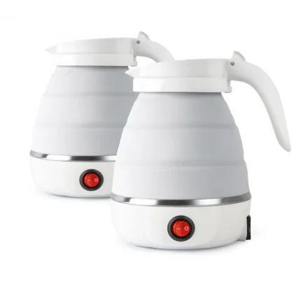 2 Hervidores de Agua Eléctrico Portátil Blanco